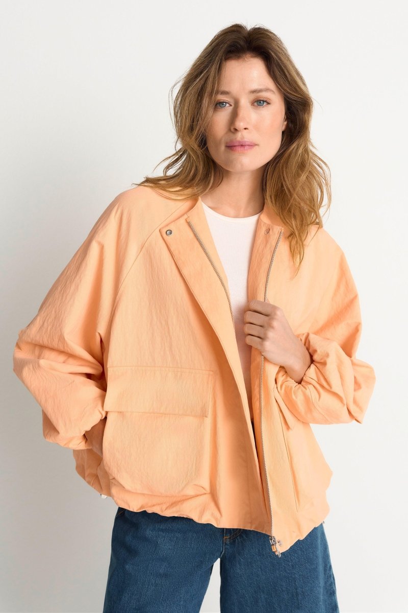 Blousonjacke mit Bindekragen-Rich & Royal