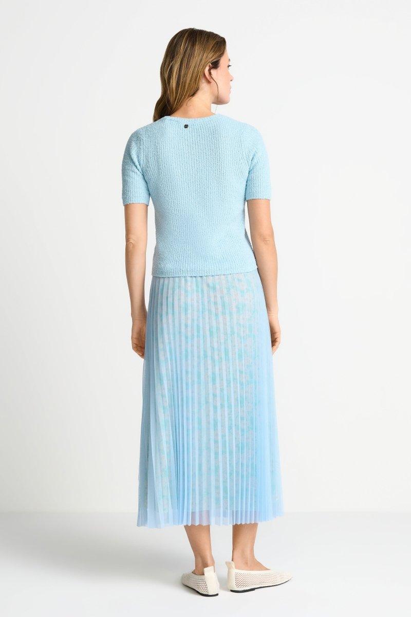 Kurzarm-Strickpullover-Rich & Royal