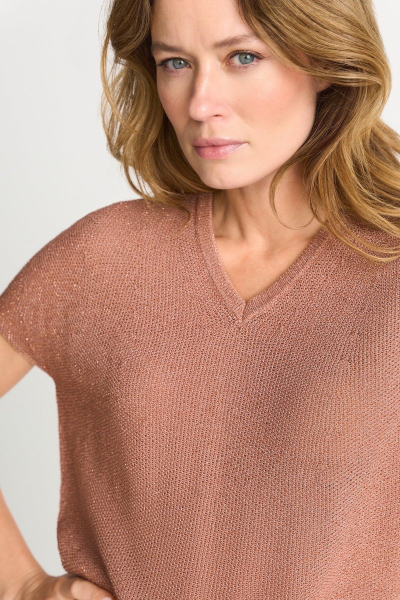 Stricktop mit V-Ausschnitt-Rich & Royal