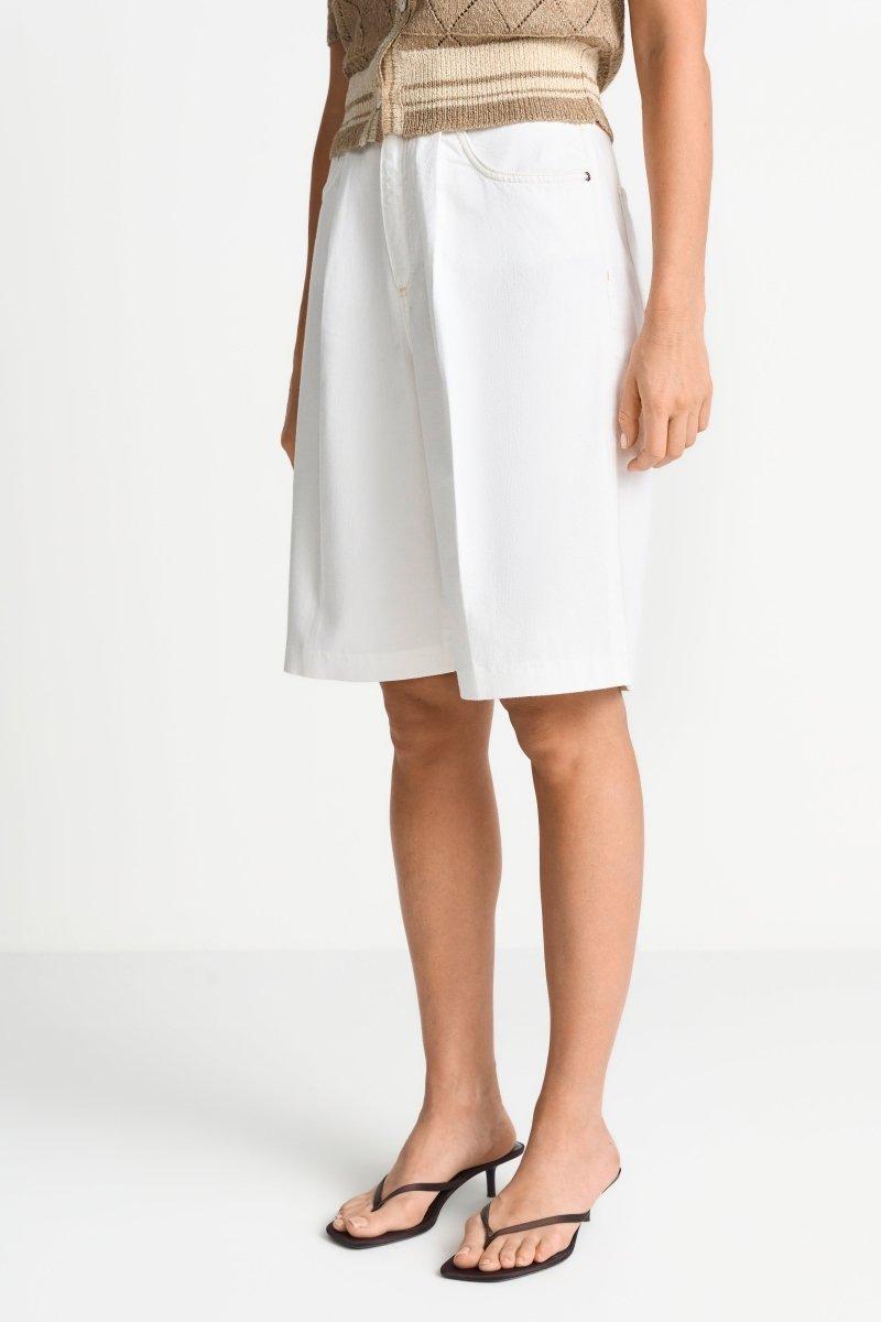 Weiße Bermuda-Shorts-Rich & Royal