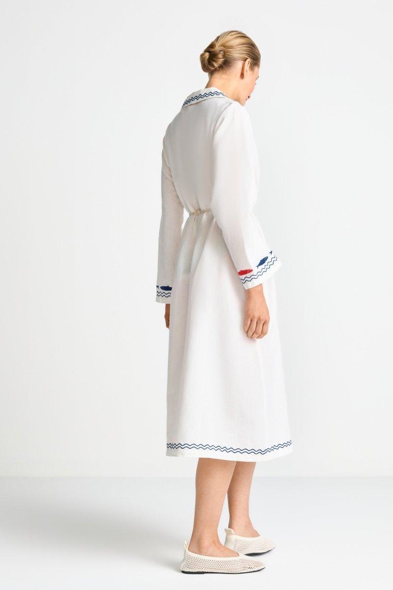 Blusenkleid mit Stickerei-Rich & Royal