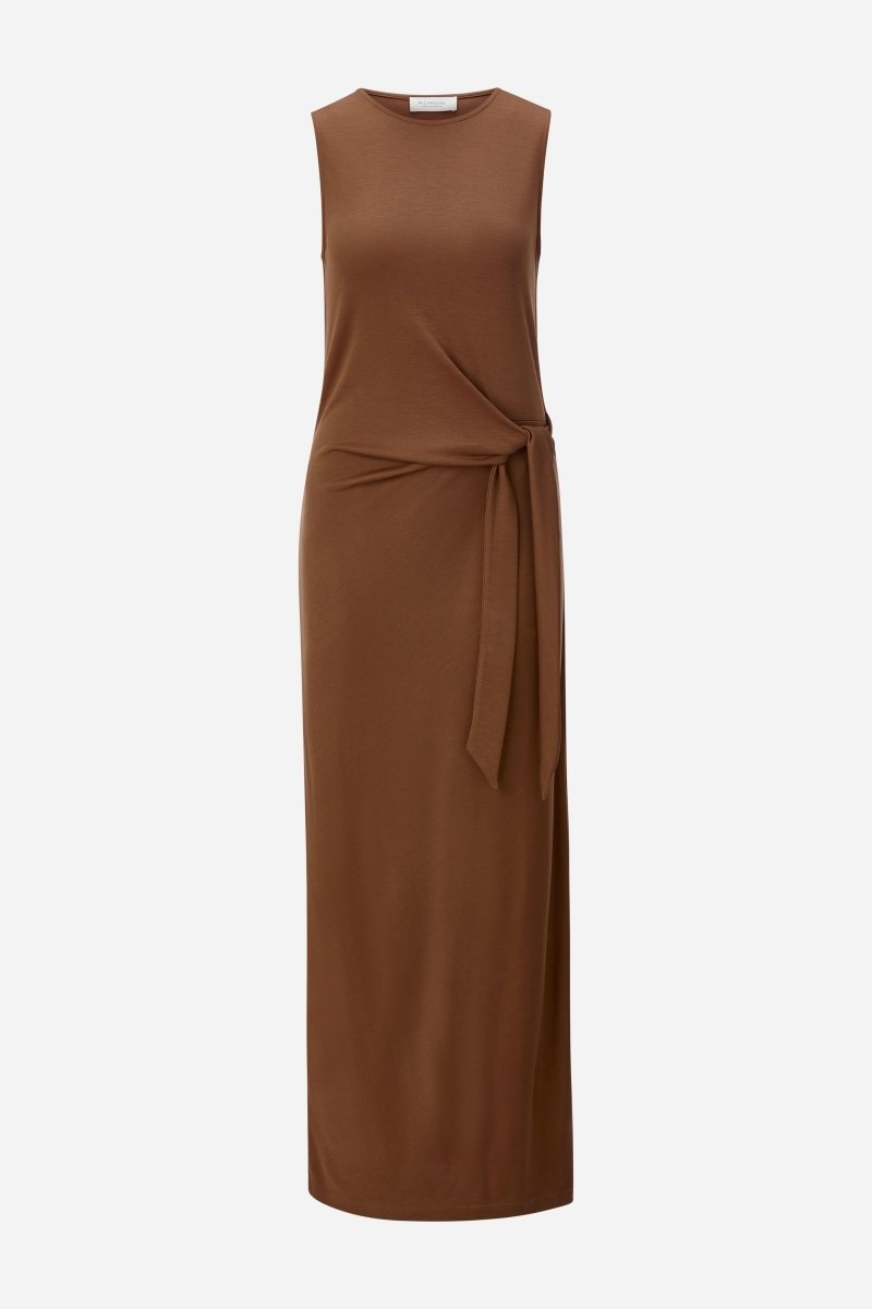 Ärmelloses Maxikleid mit Raffung-Rich & Royal