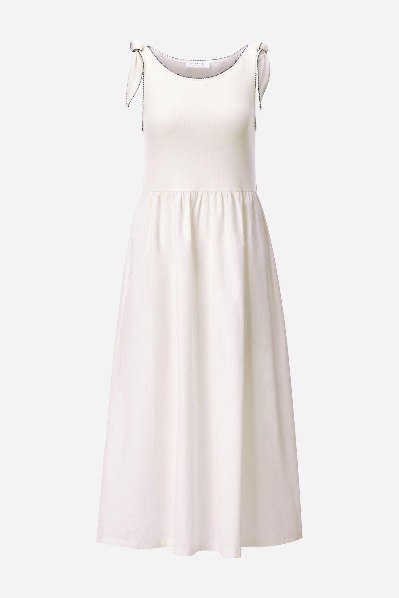 Midikleid mit Schleifenträgern-Rich & Royal
