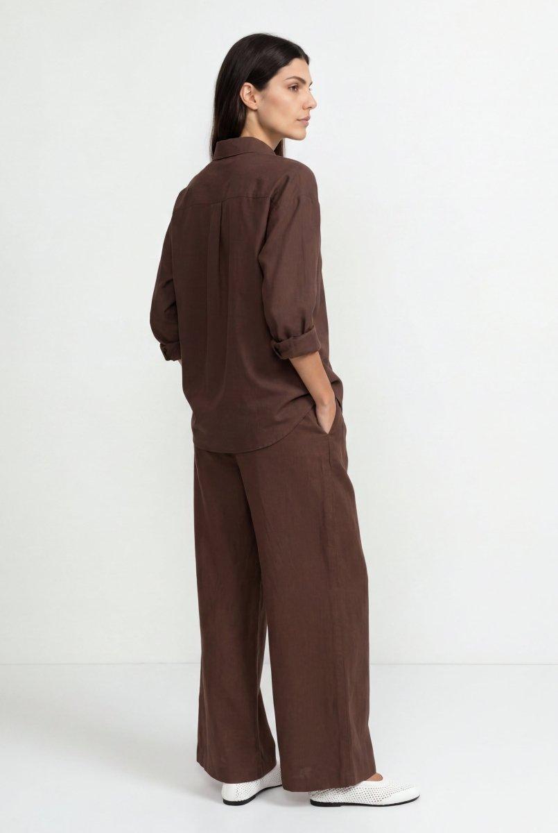 Bluse mit klassischem Hemdkragen-Rich & Royal