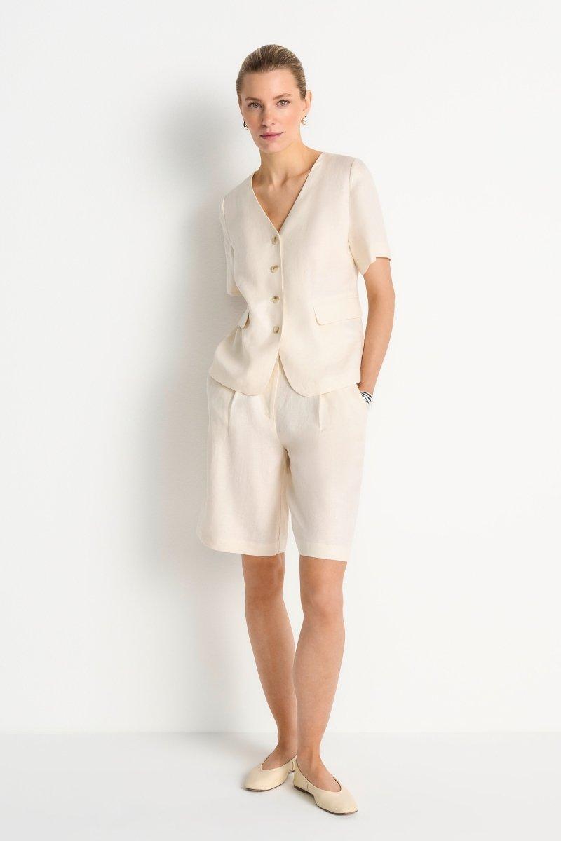 Bermuda-Shorts mit Bundfalten-Rich & Royal