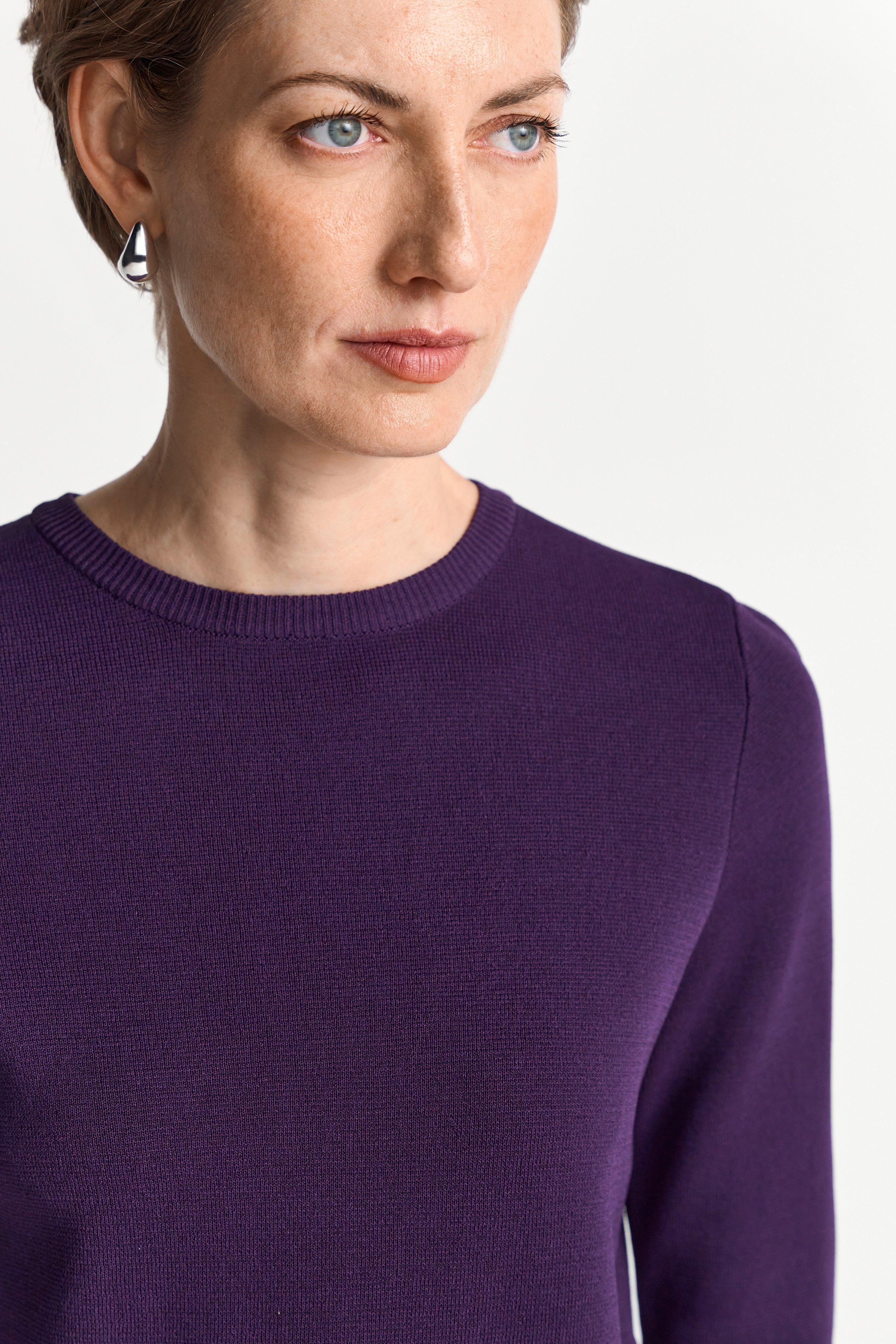 Kurzarm-Pullover mit Rippkragen-Rich & Royal