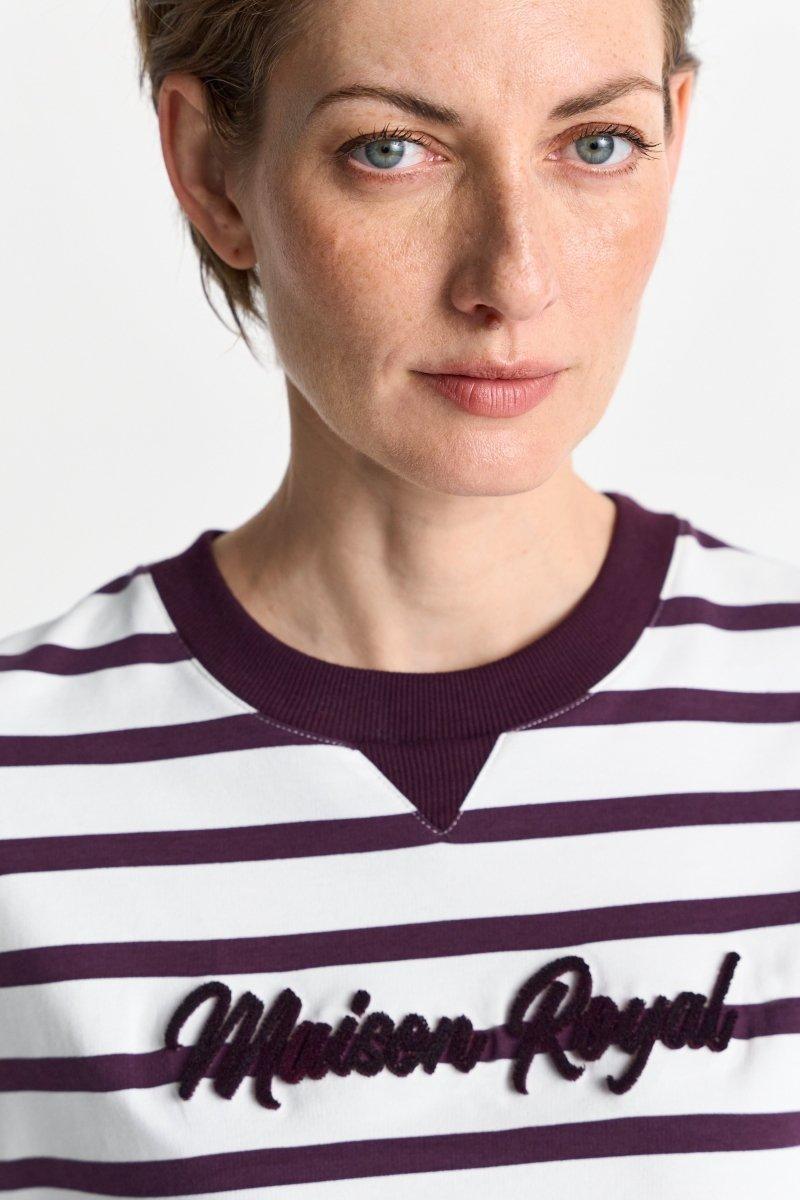 Gestreiftes Kurzarmshirt-Rich & Royal