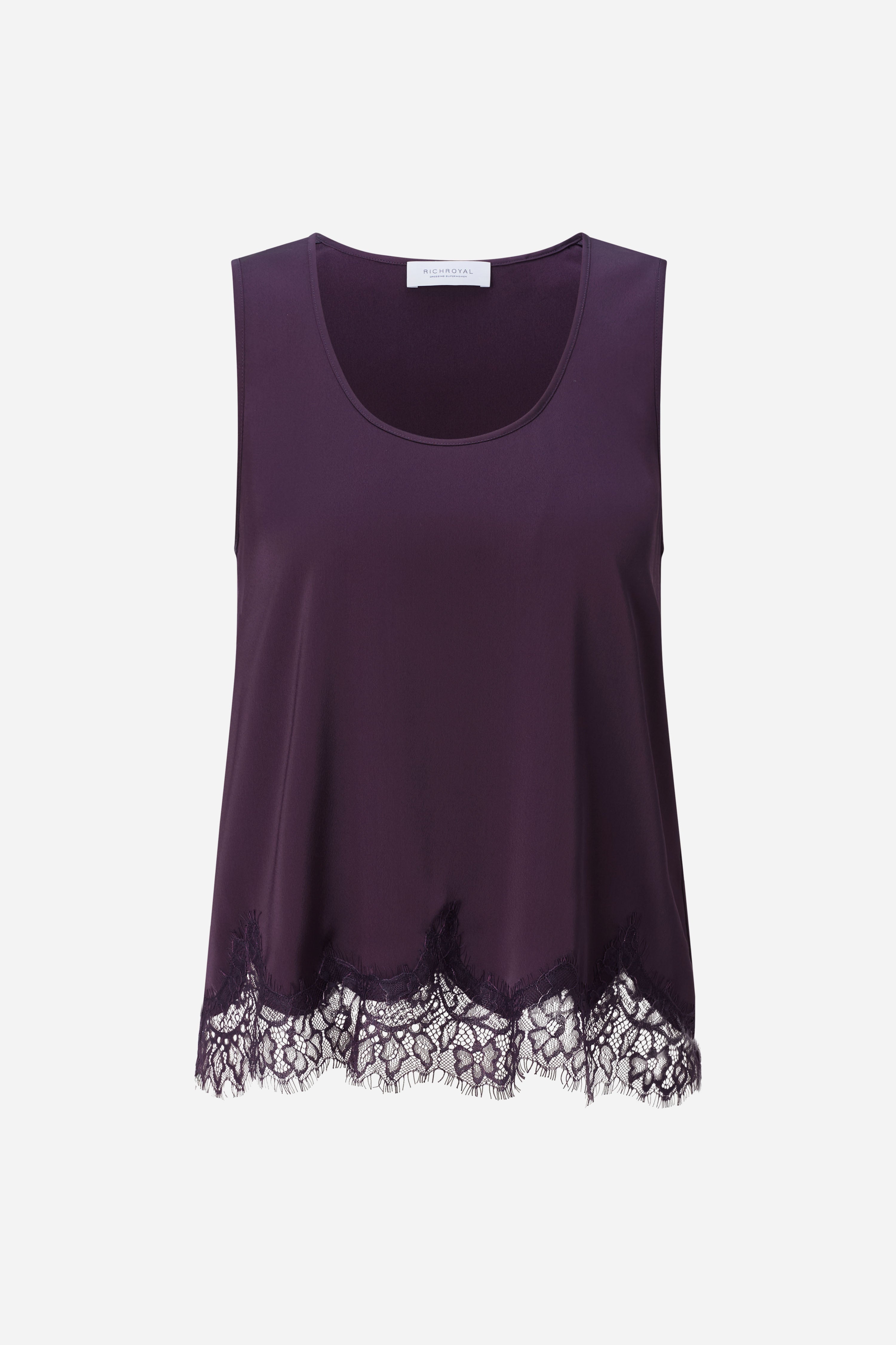 Satin-Spitzentop-Rich & Royal
