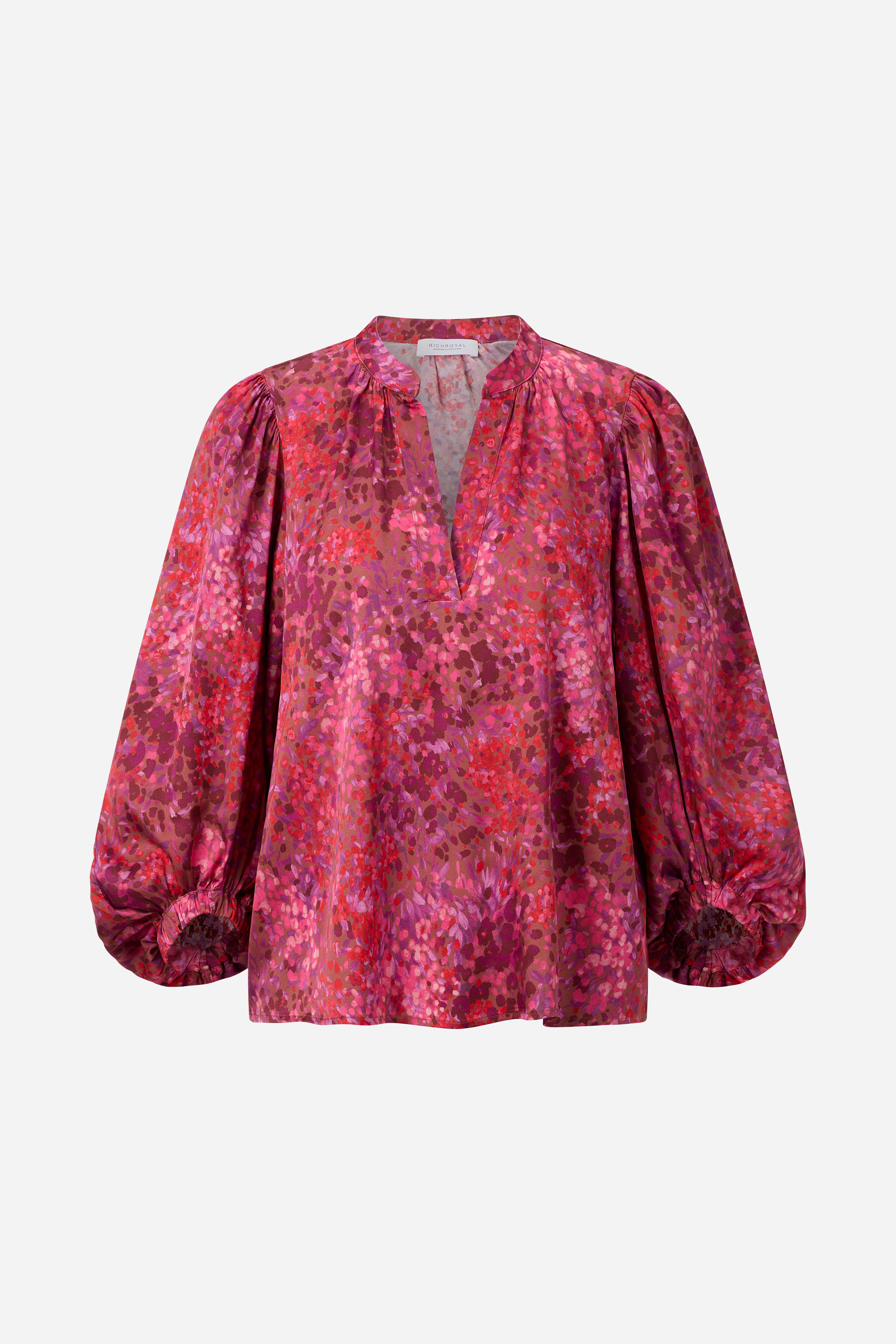 Bluse mit Ballonärmeln-Rich & Royal