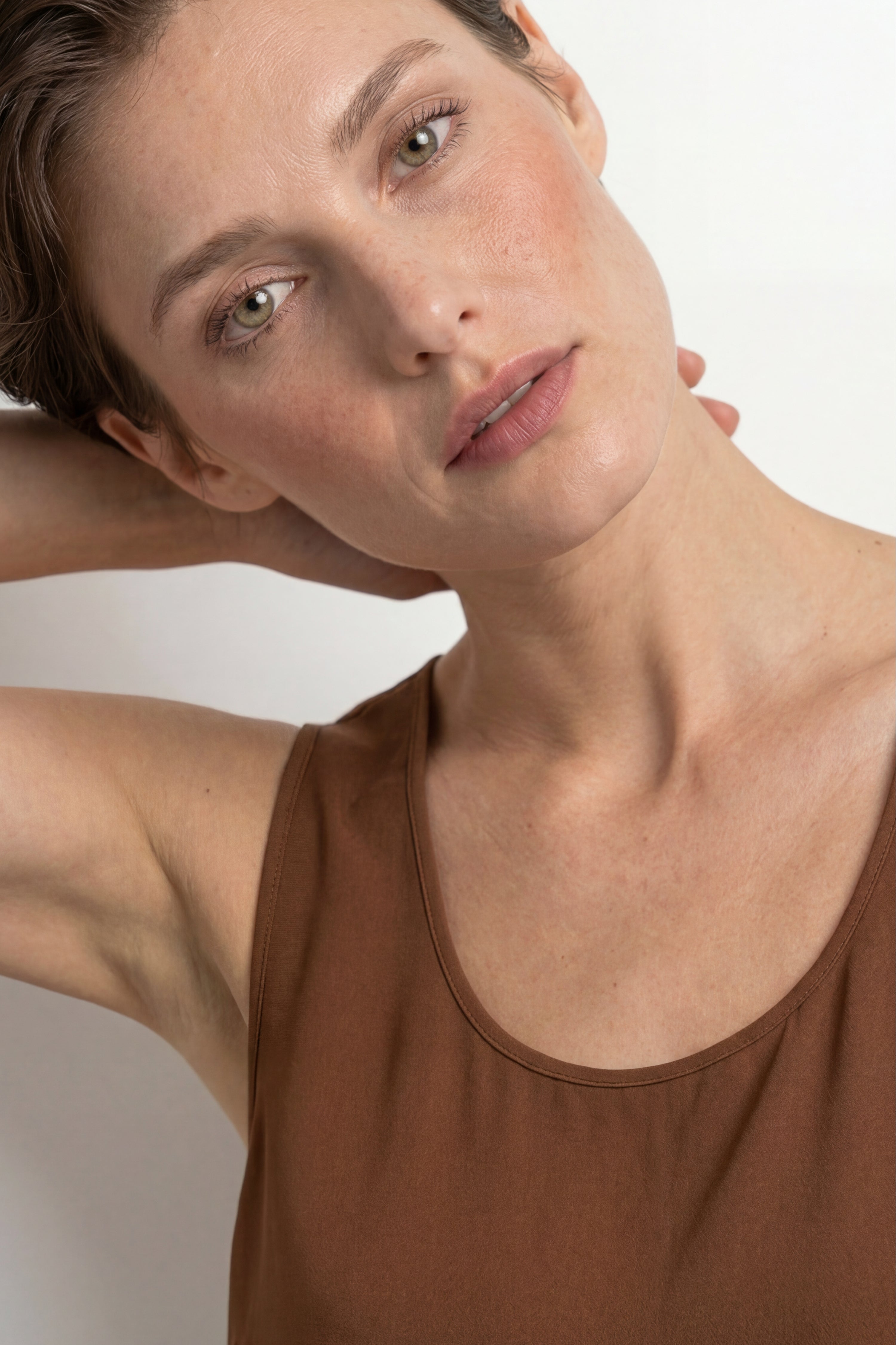 Satin Top mit Spitze-Rich & Royal