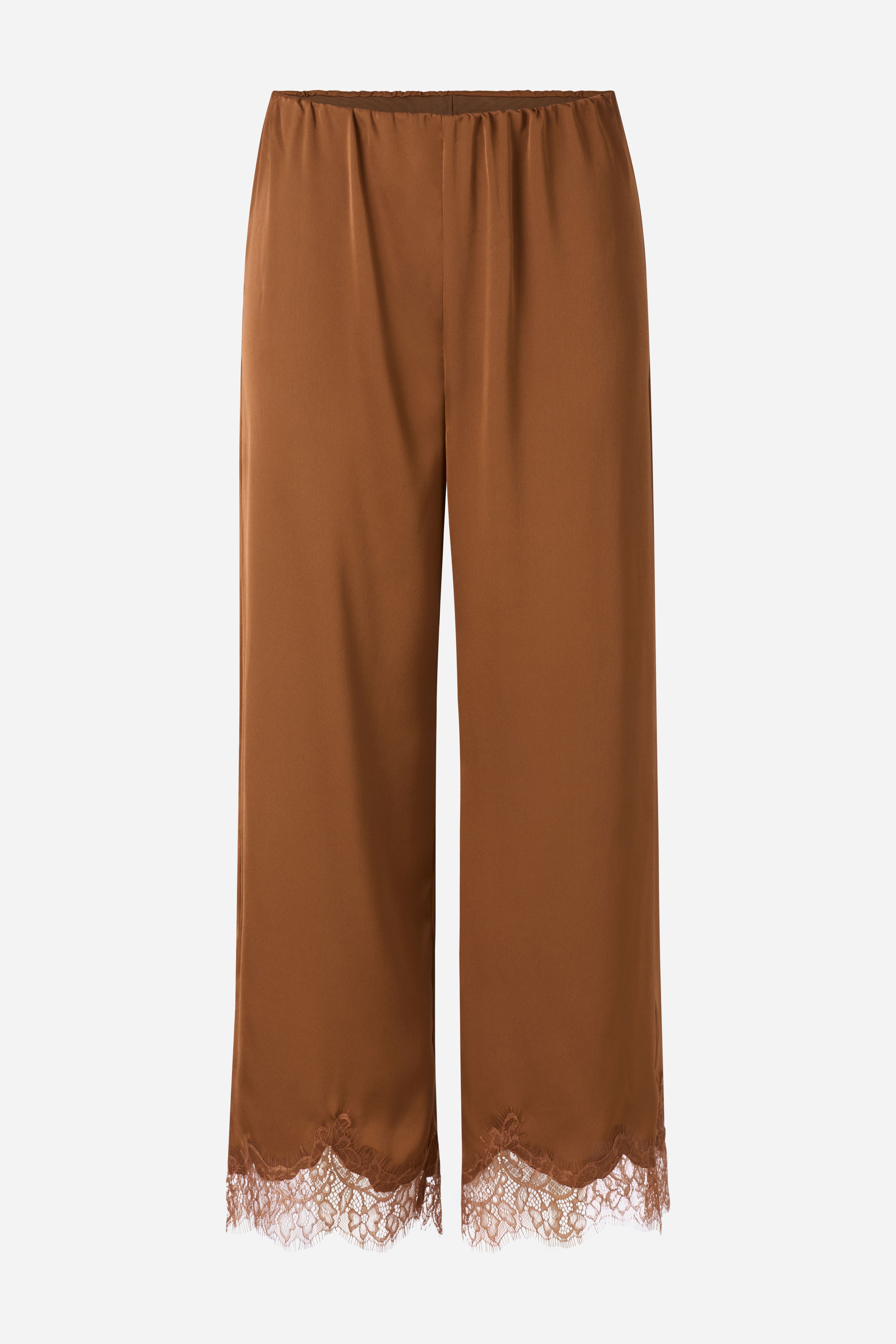 Culotte aus Satin mit Spitze-Rich & Royal