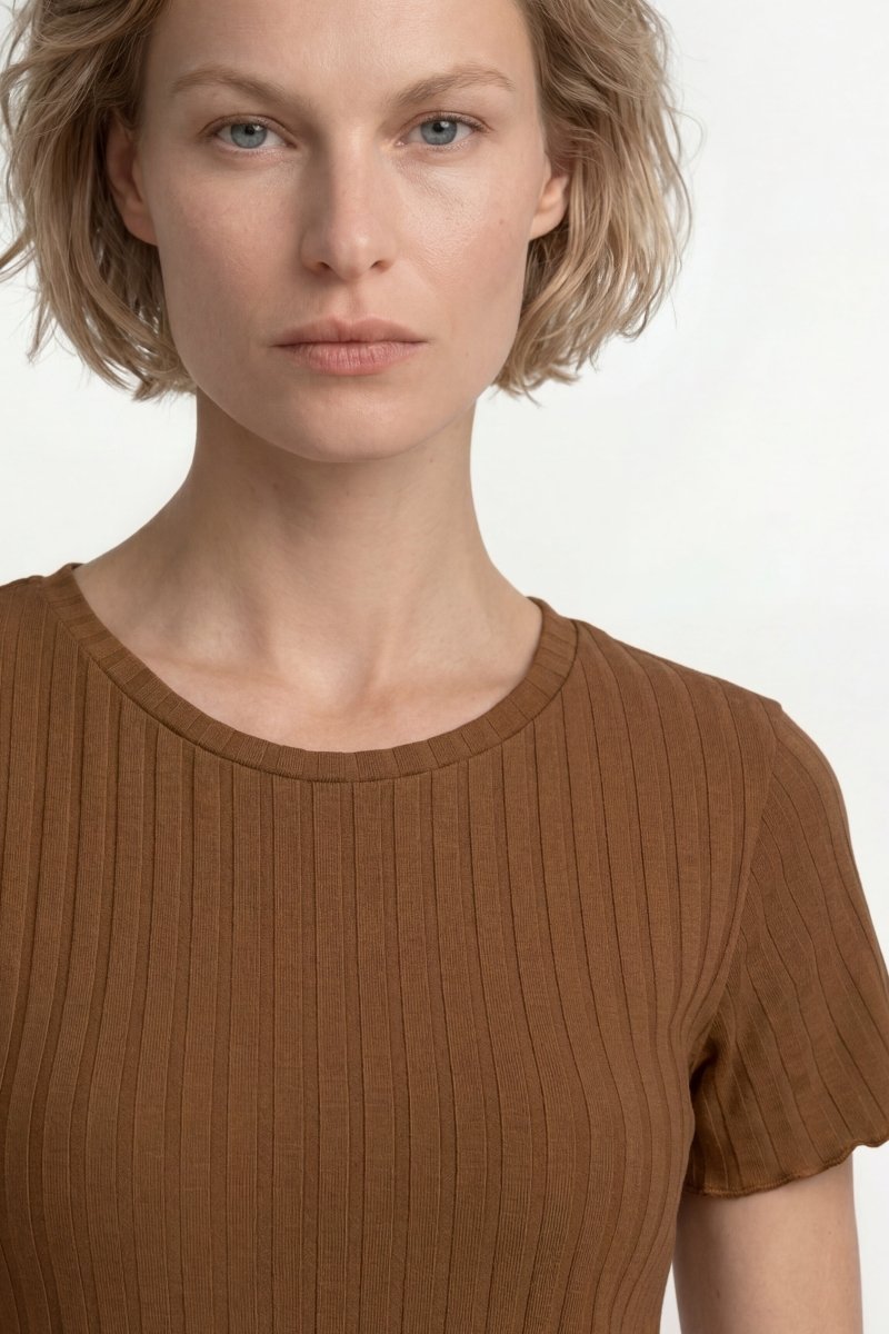 Figurbetontes Rippshirt-Rich & Royal