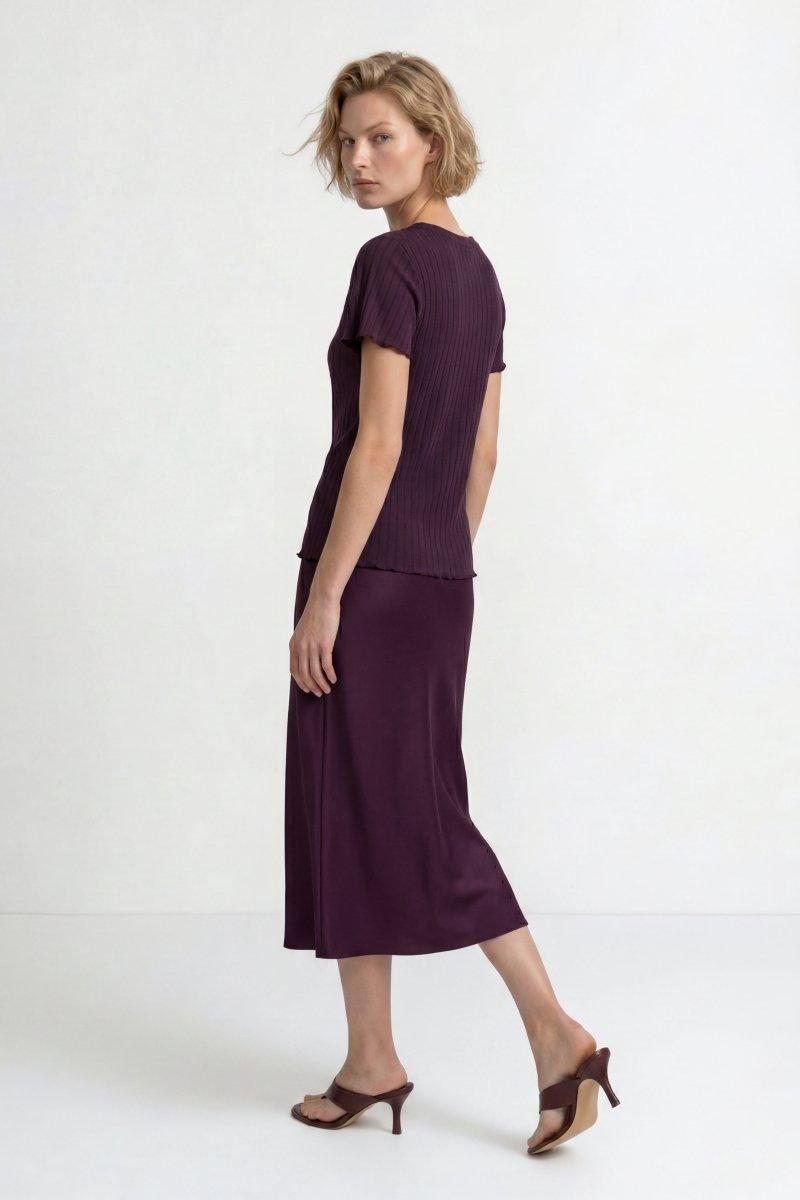 Figurbetontes Rippshirt-Rich & Royal