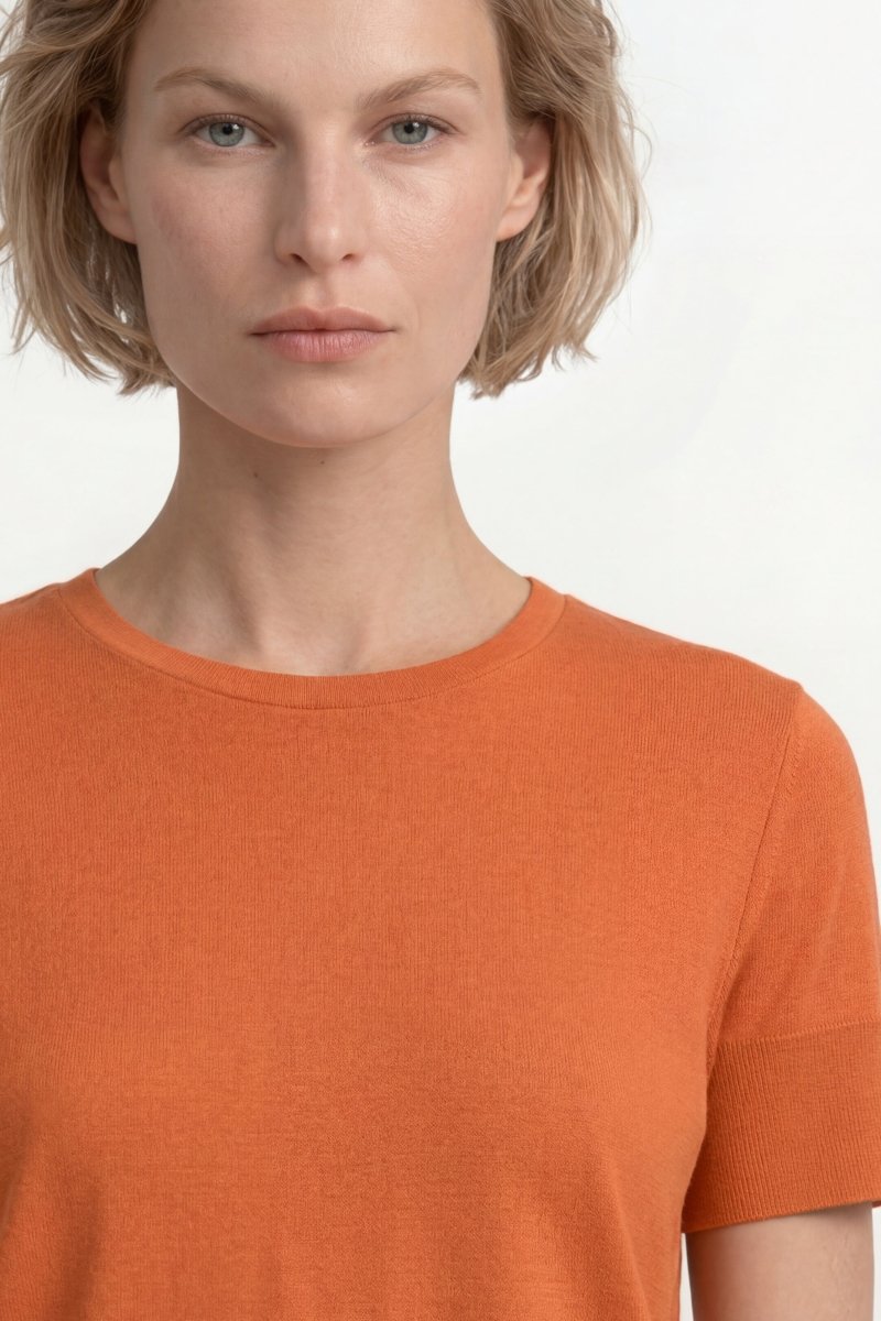 T-Shirt mit gerippten Ärmelabschlüssen-Rich & Royal