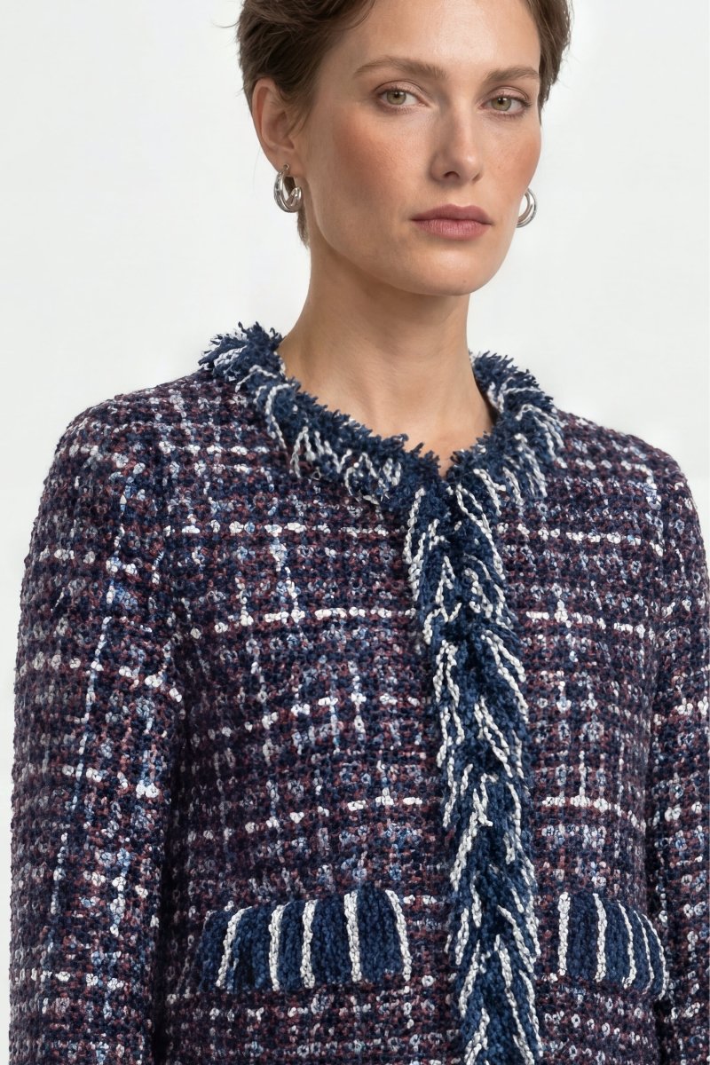 Bouclé Jacke-Rich & Royal