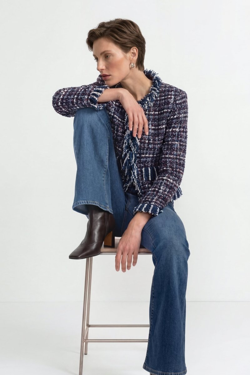 Bouclé Jacke-Rich & Royal