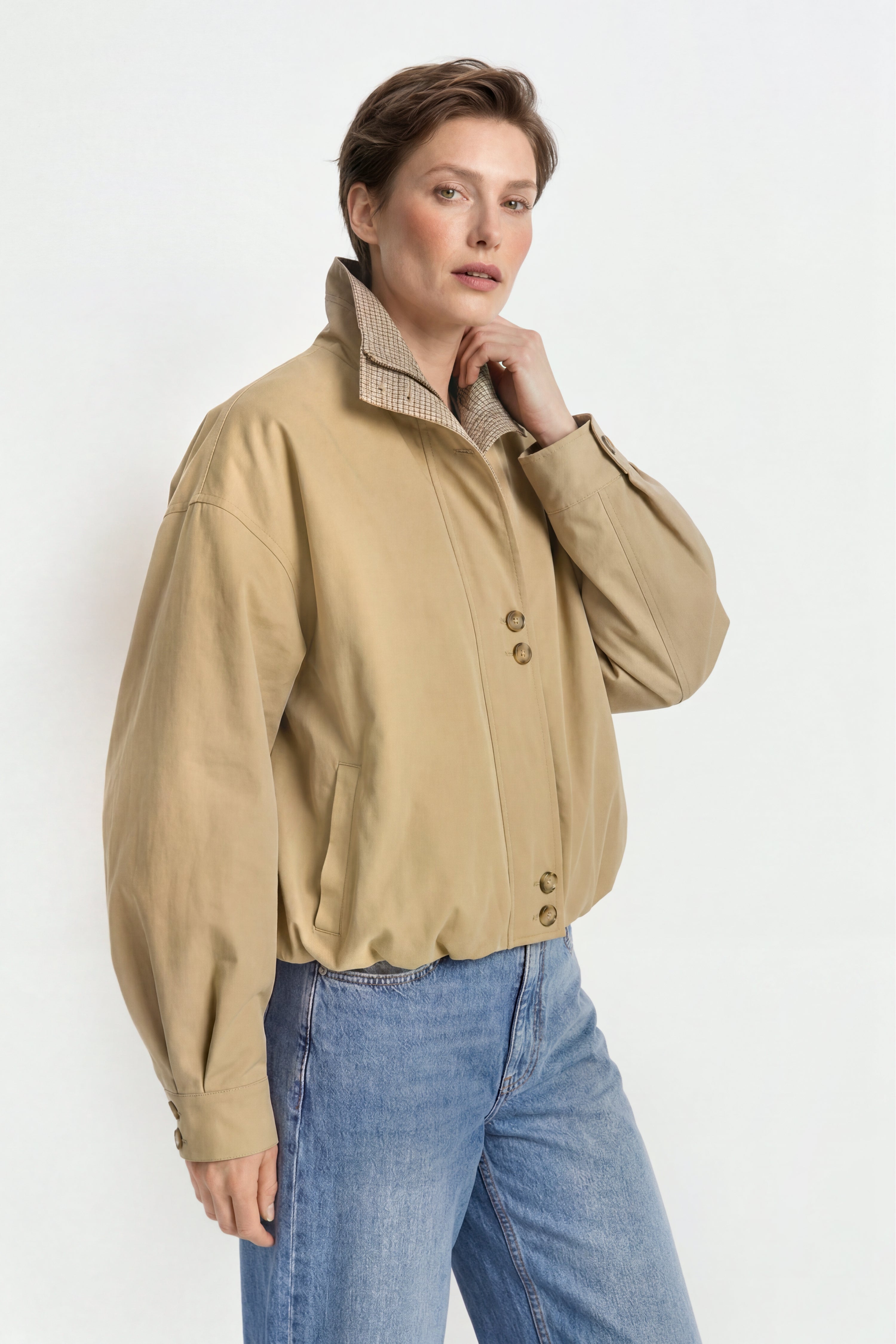 Wendejacke mit Stehkragen-Rich & Royal