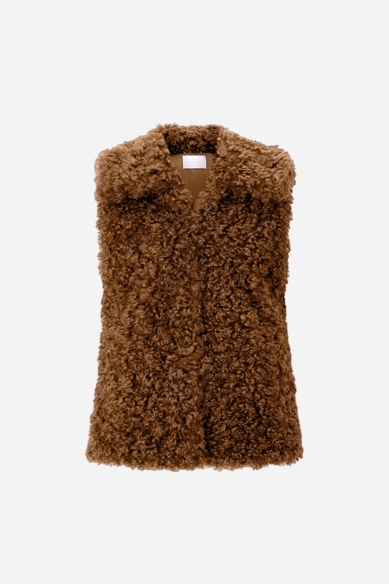 Weste in Shearling-Optik-Rich & Royal
