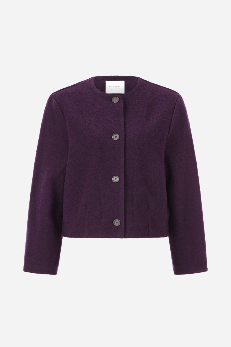 Short Wool Jacket – Look-Rich & Royal
