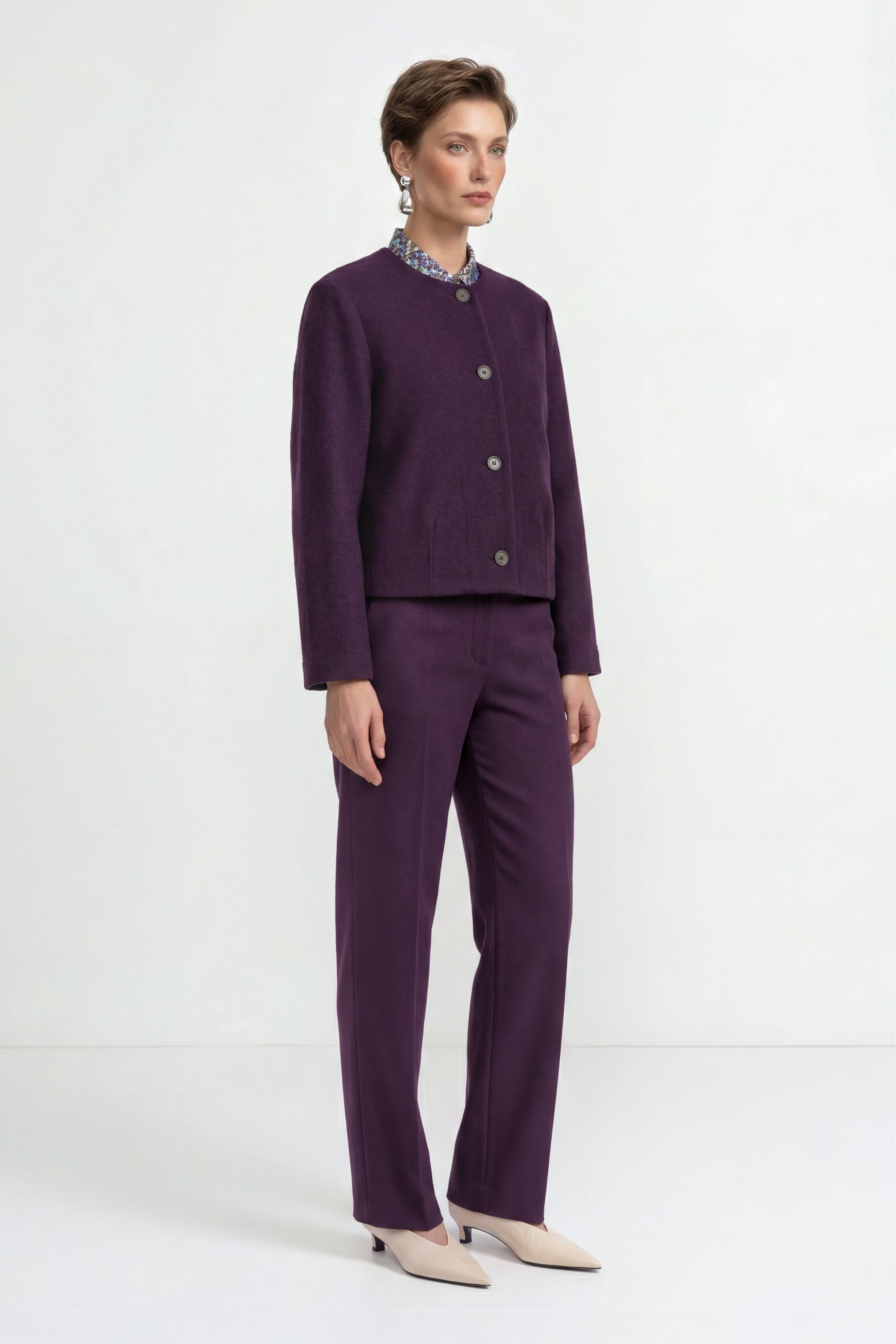 Bouclé Kurzjacke-Rich & Royal