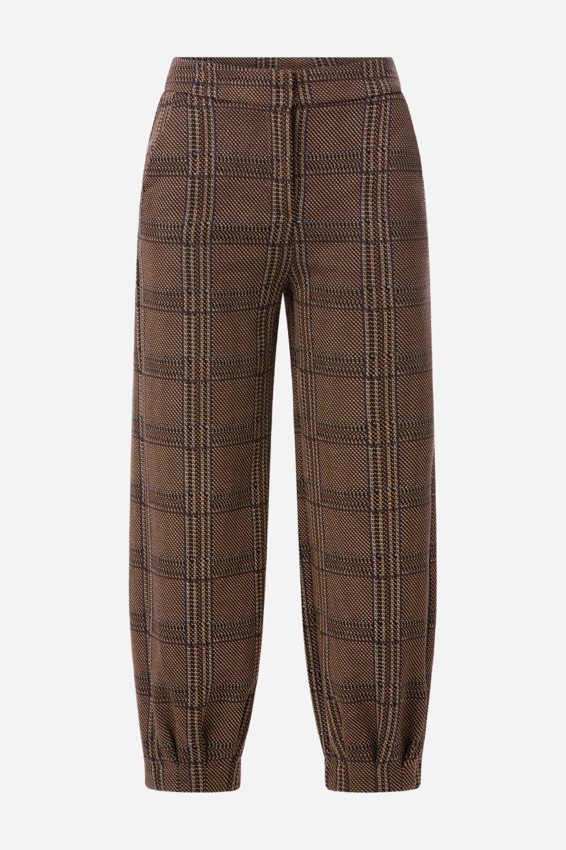 Bundfaltenhose mit Glencheck-Rich & Royal