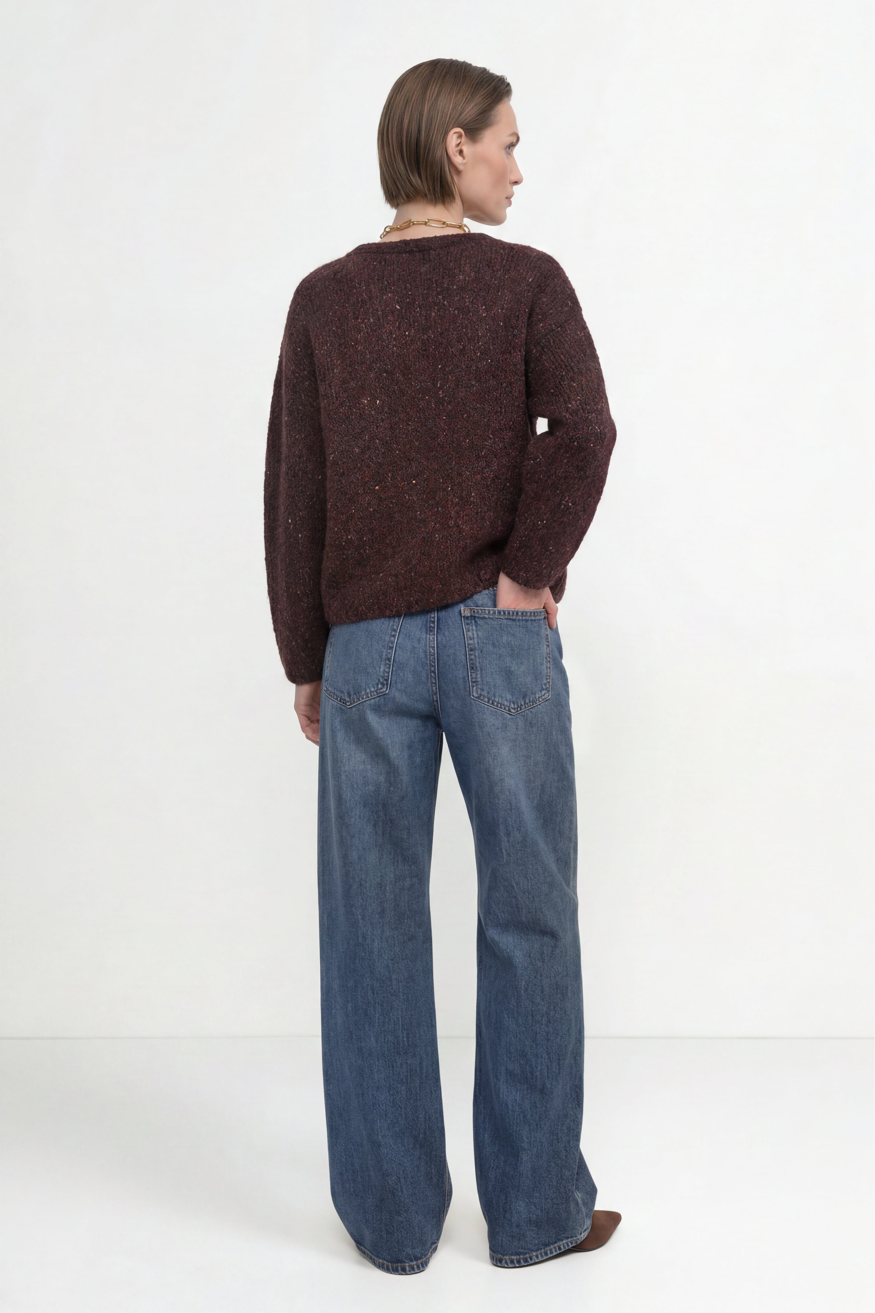 Strickpullover aus Alpaka-Mix-Rich & Royal