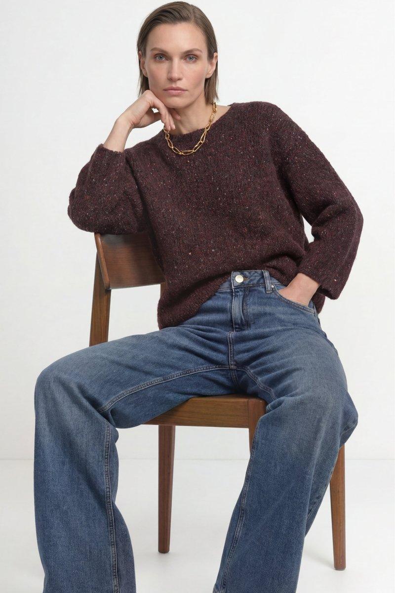 Strickpullover aus Alpaka-Mix-Rich & Royal