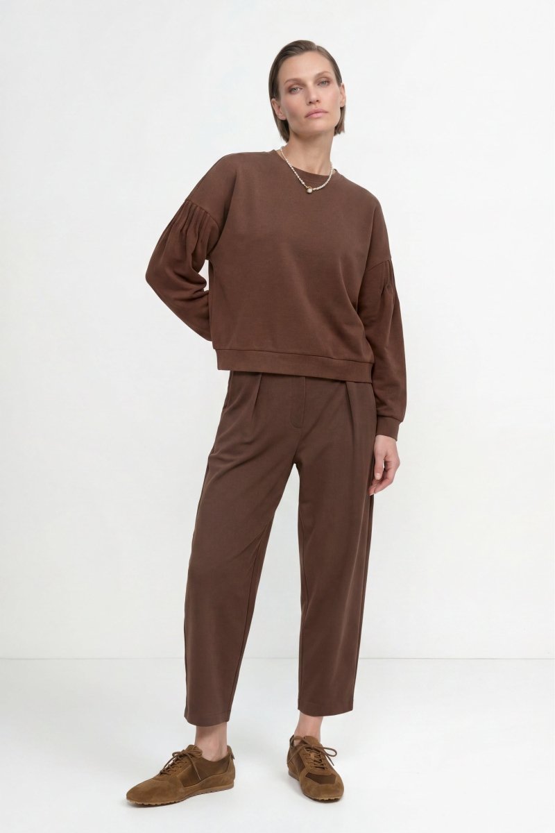 Sweatshirt mit Puffärmeln-Rich & Royal