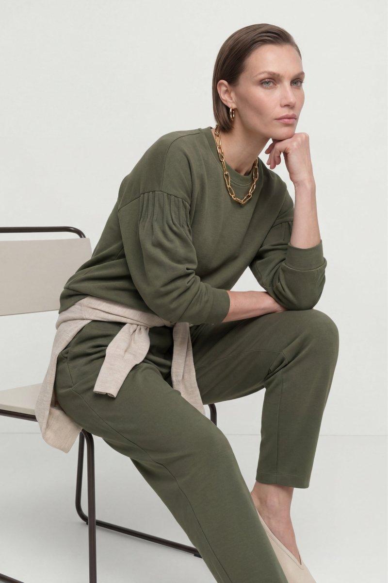 Sweatshirt mit Puffärmeln-Rich & Royal