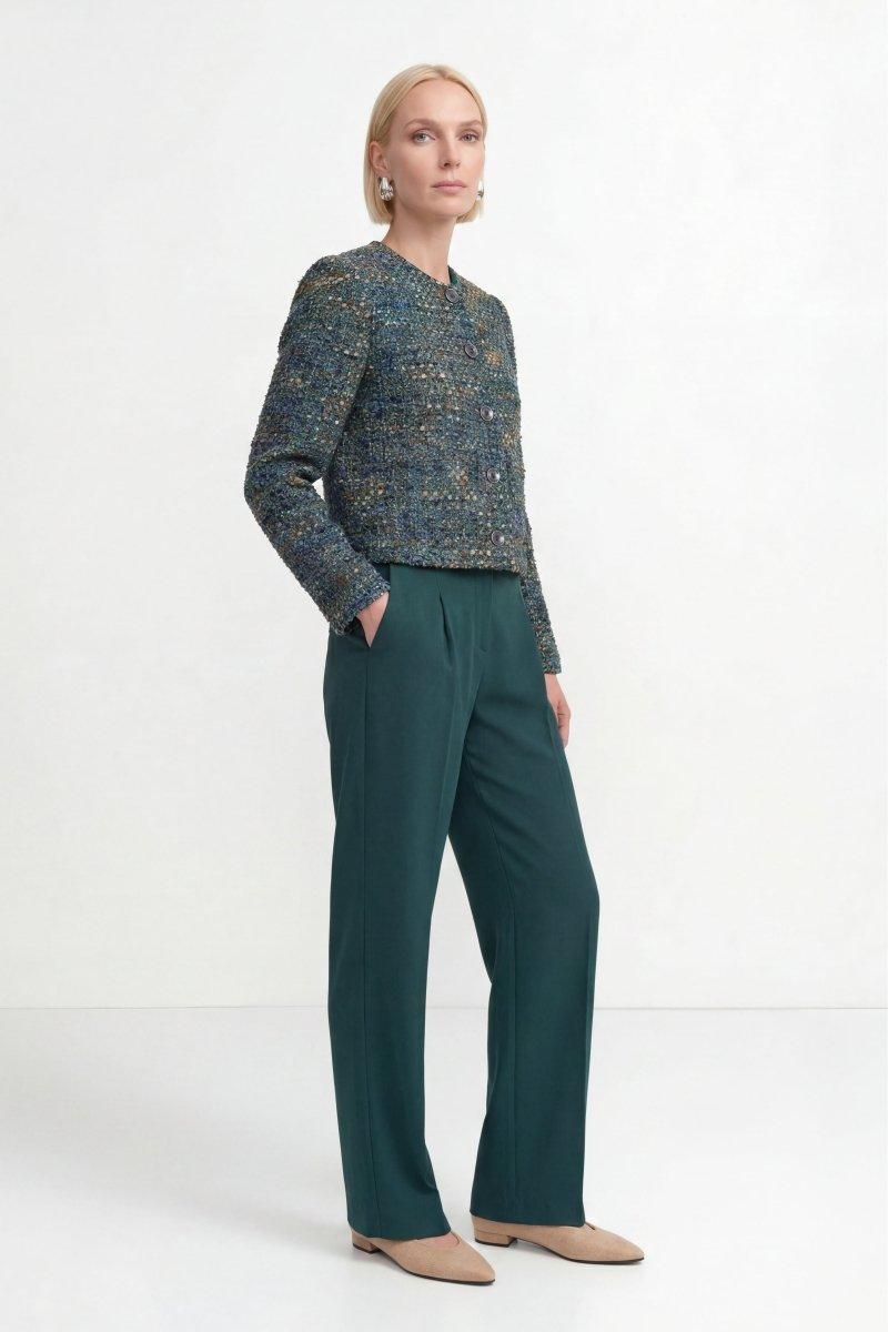Woll-Blazer in Bouclé-Optik-Rich & Royal
