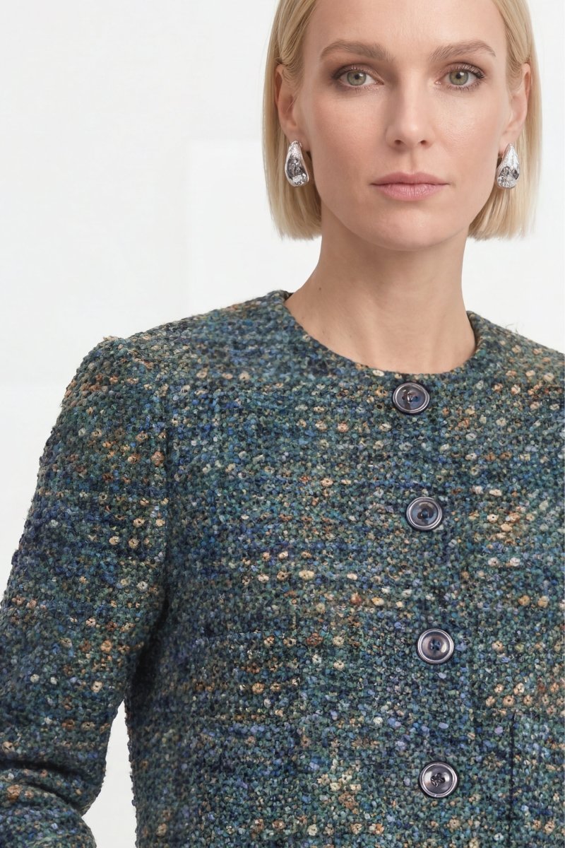 Woll-Blazer in Bouclé-Optik-Rich & Royal