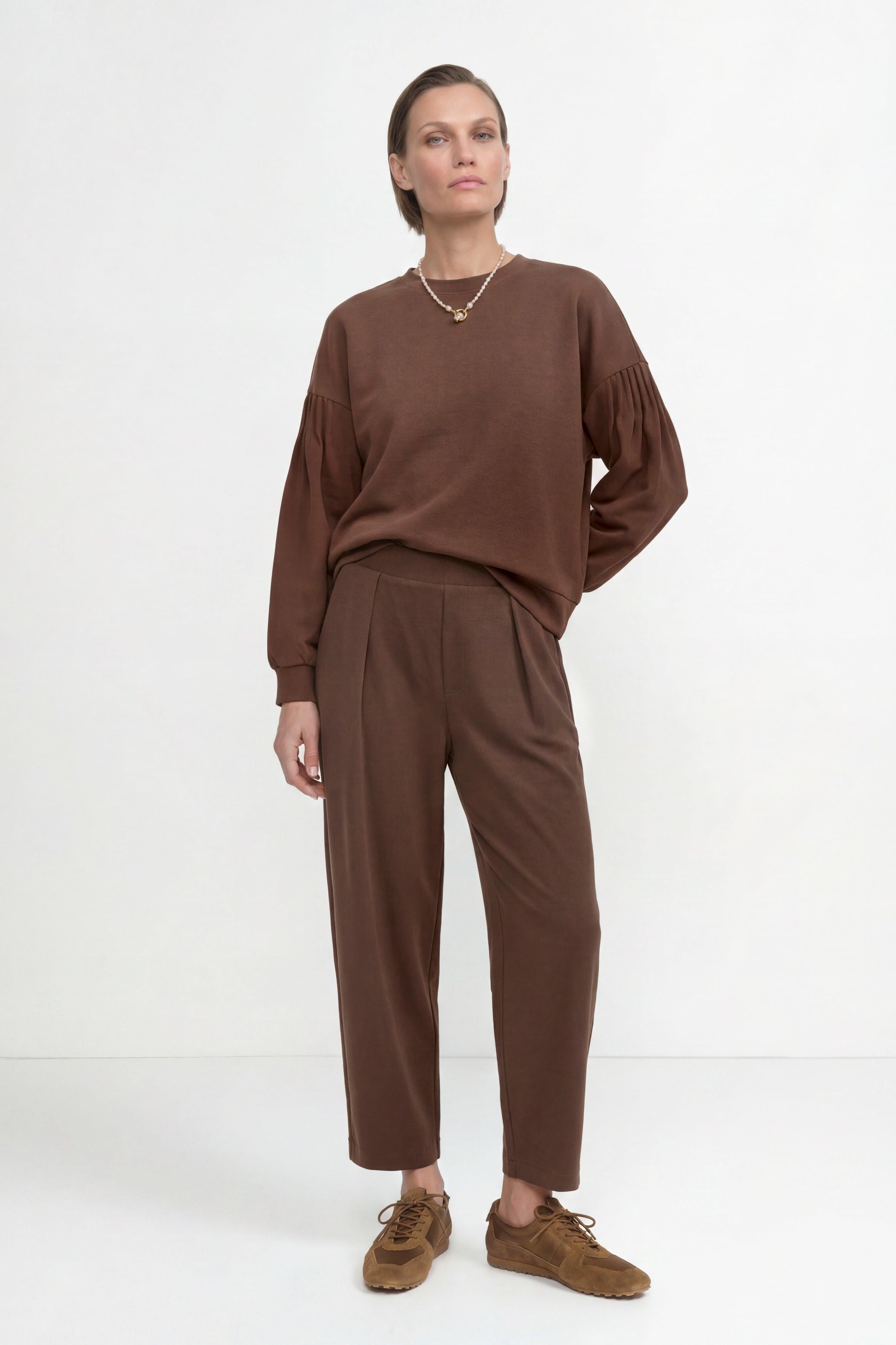 Bundfaltenhose in Barrel-Fit-Rich & Royal