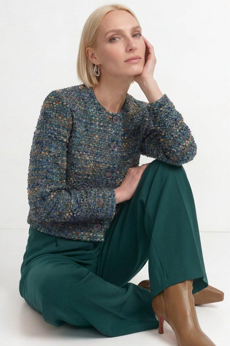 Wide-Leg Bundfaltenhose-Rich & Royal