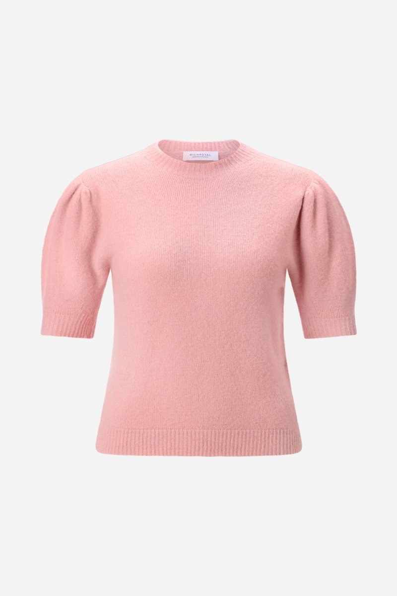 Strickpullover mit Puffärmeln-Rich & Royal