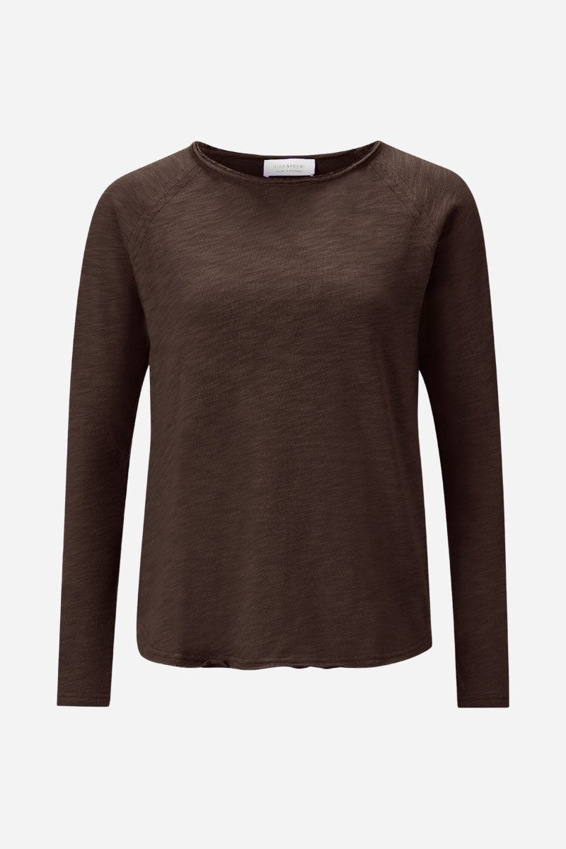 Baumwoll-Longsleeve mit Raglanärmeln-Rich & Royal