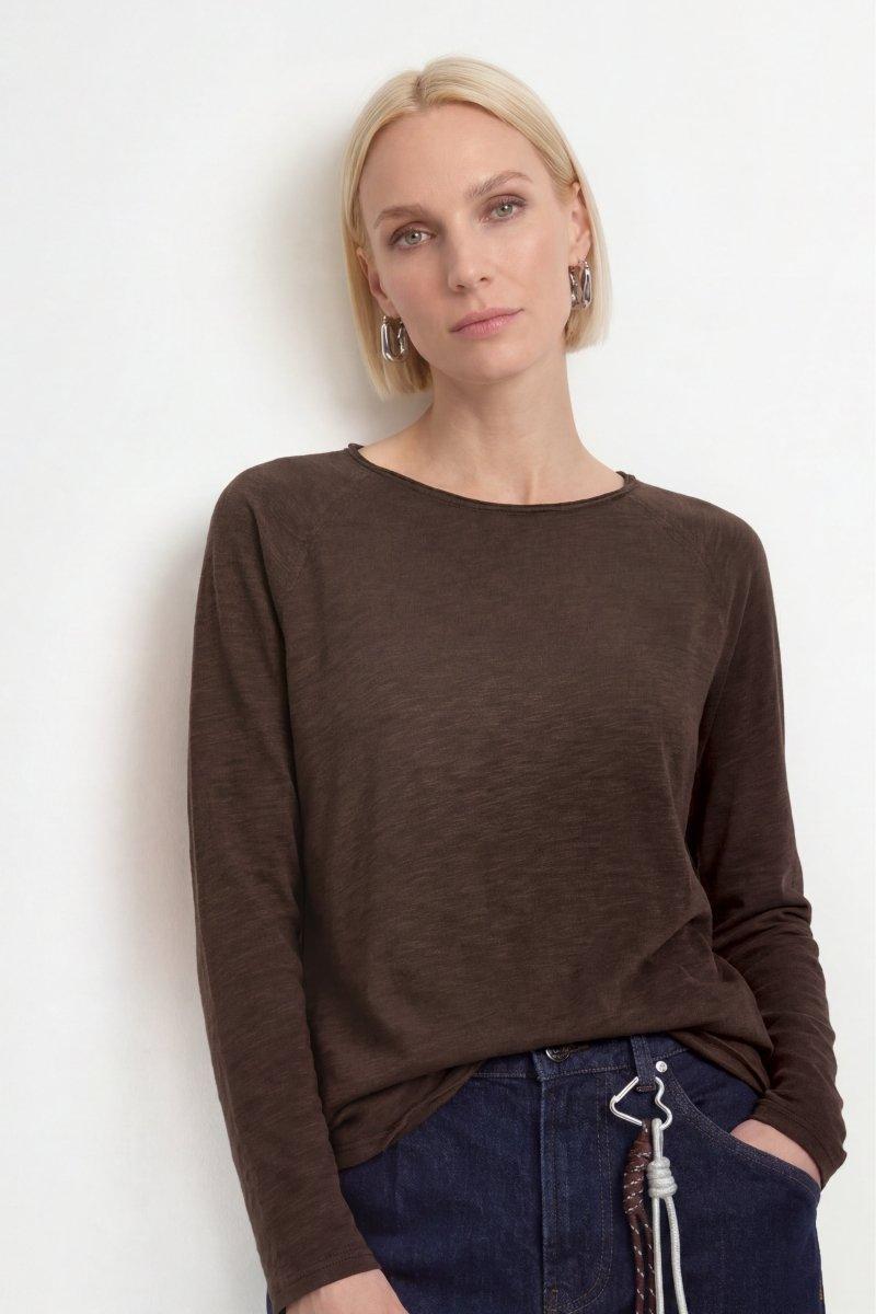 Baumwoll-Longsleeve mit Raglanärmeln-Rich & Royal