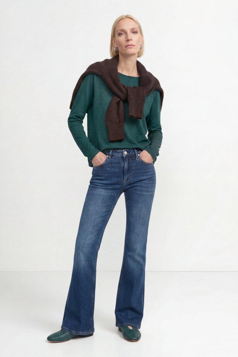Baumwoll-Longsleeve mit Raglanärmeln-Rich & Royal