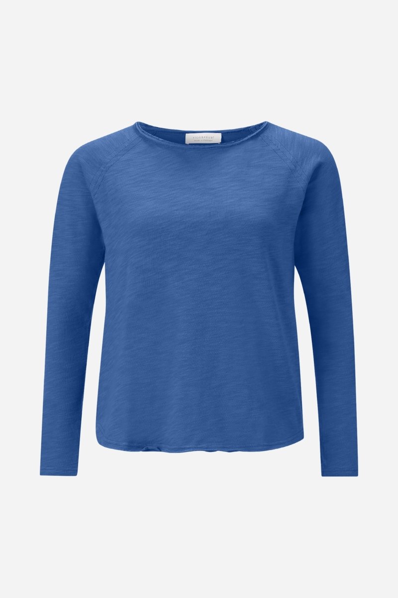 Baumwoll-Longsleeve mit Raglanärmeln-Rich & Royal