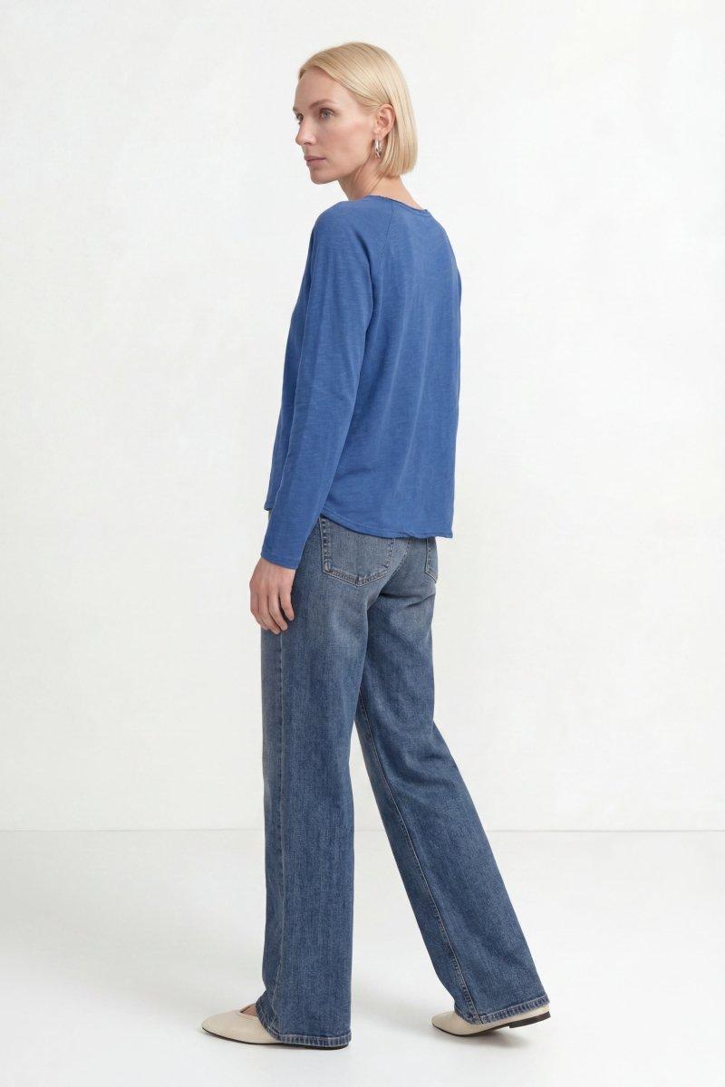 Baumwoll-Longsleeve mit Raglanärmeln-Rich & Royal
