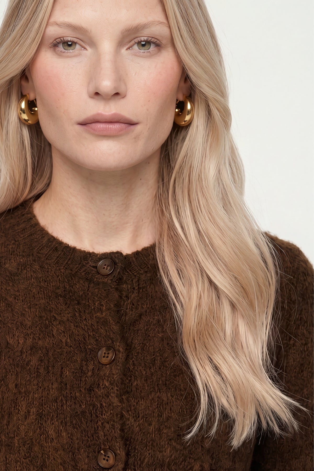 Kurz-Cardigan aus Wolle-Mix mit Mohair-Rich & Royal