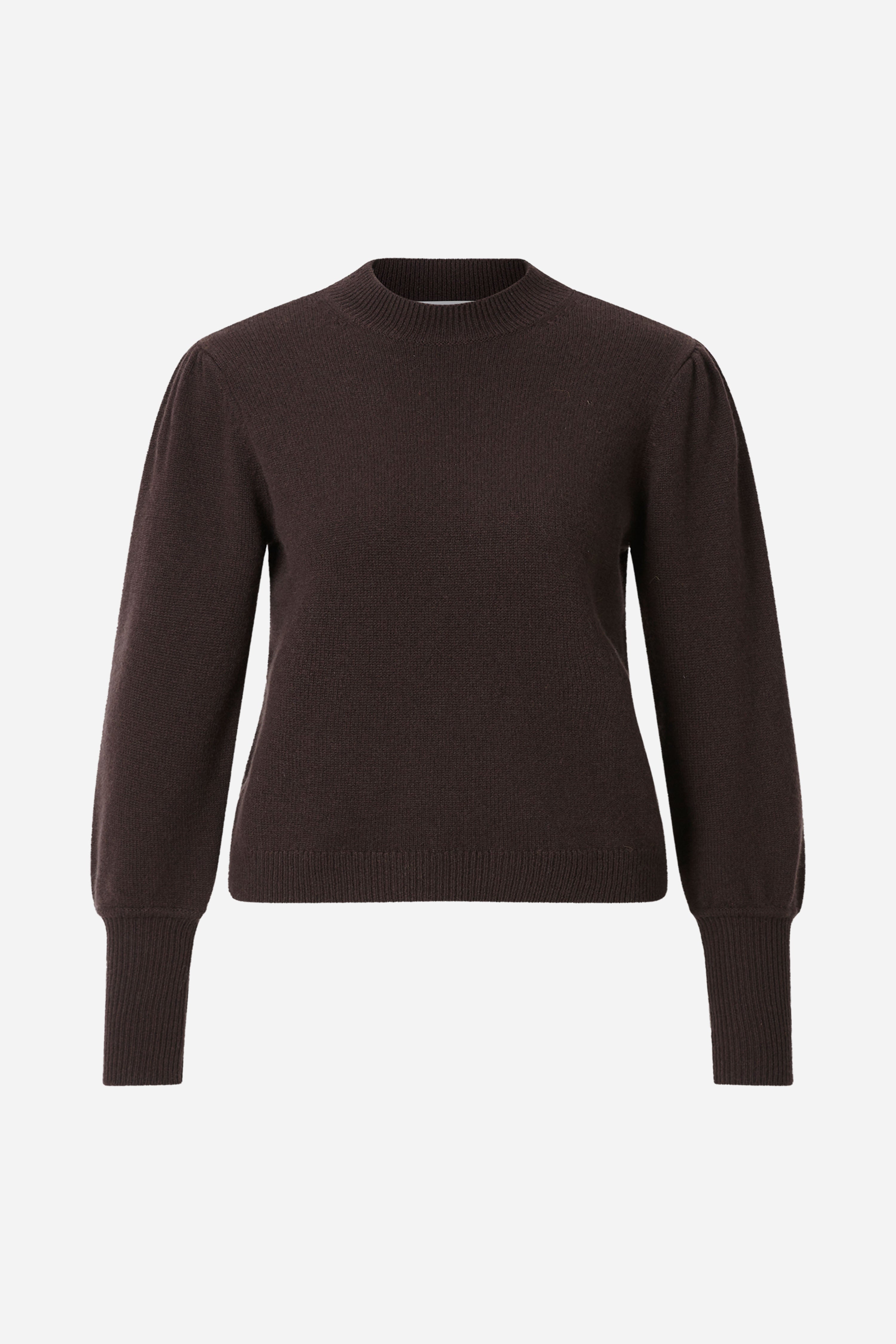 Kaschmirpullover mit Puffärmeln-Rich & Royal
