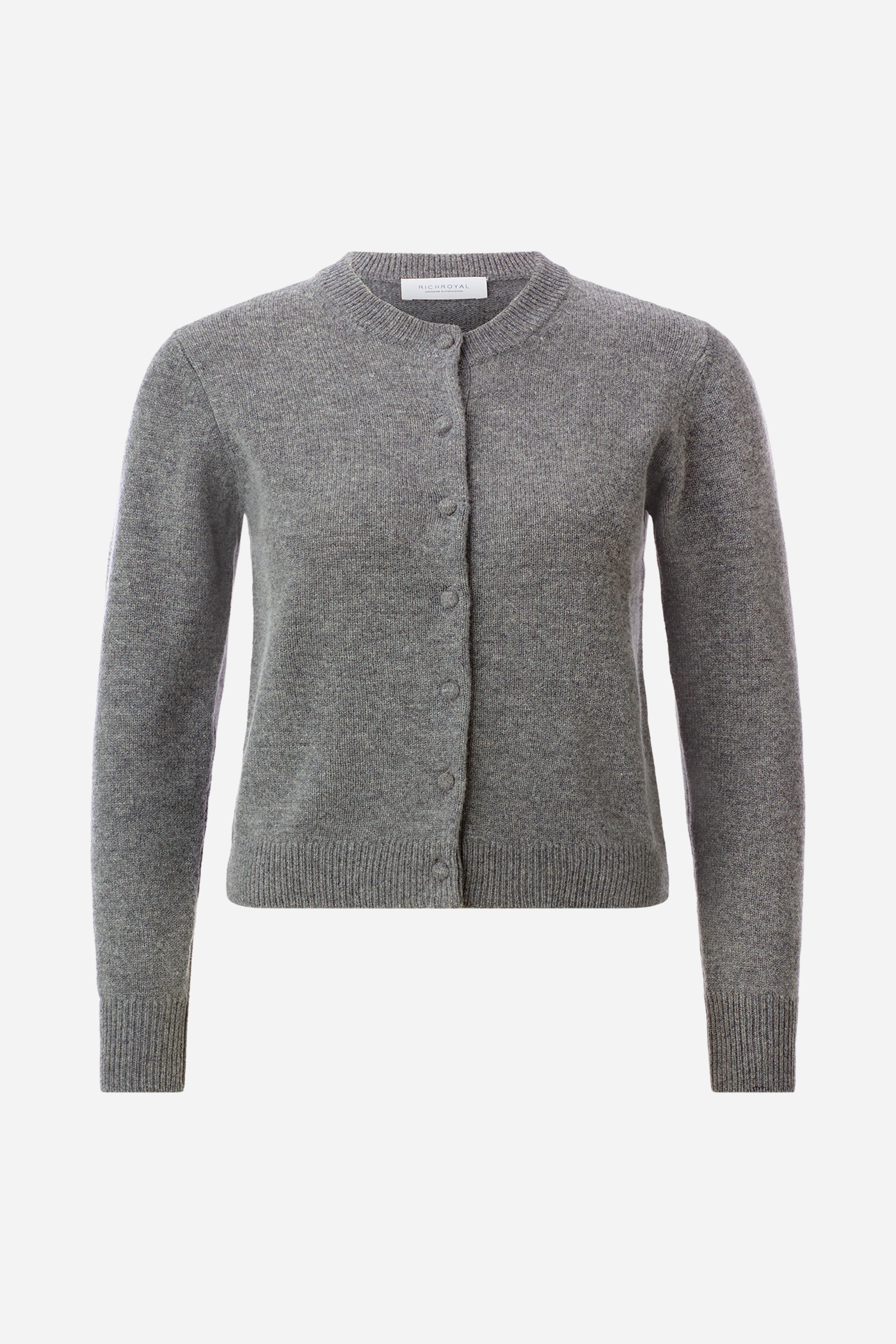 Cropped Cardigan aus Merino-Mix-Rich & Royal