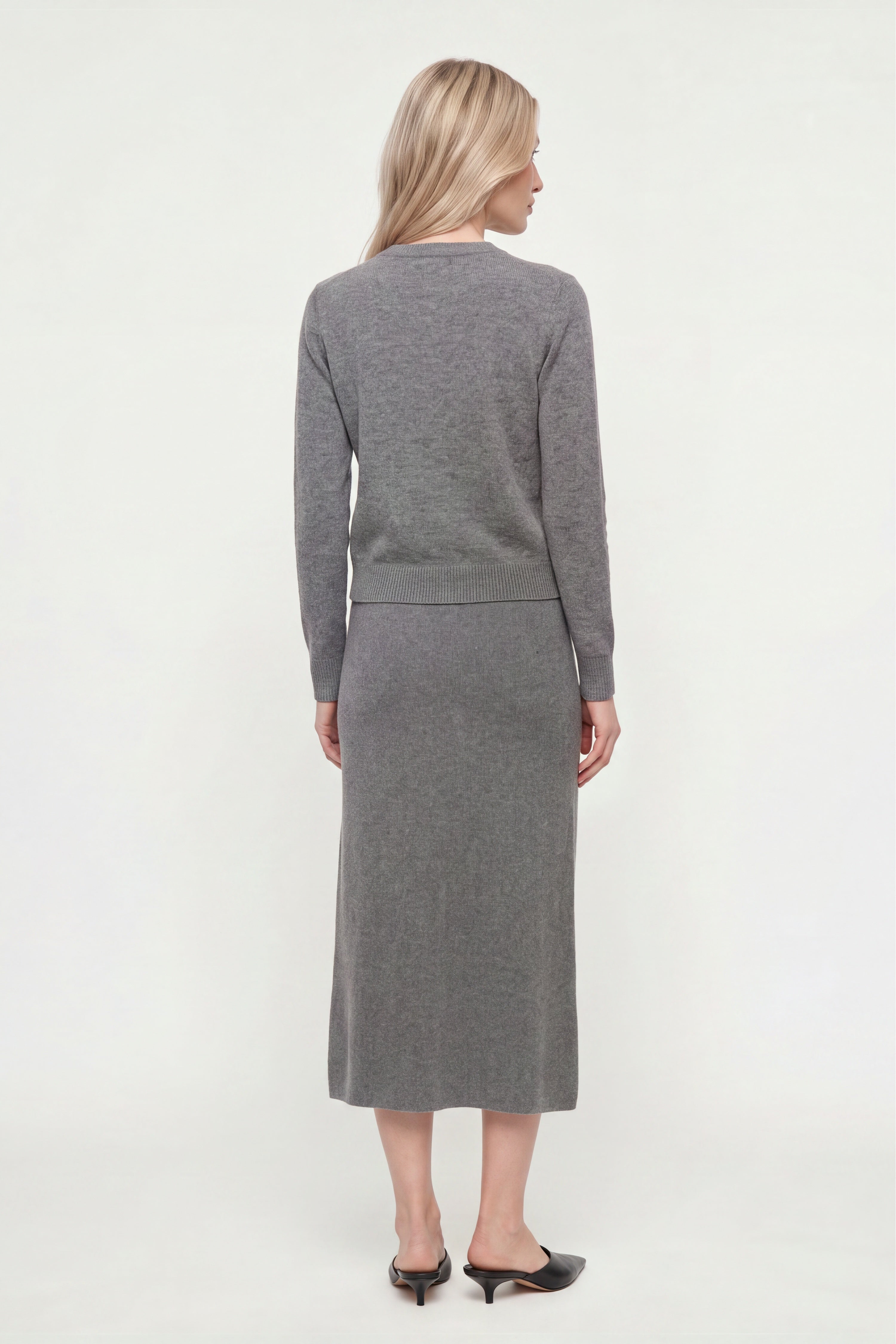 Cropped Cardigan aus Merino-Mix-Rich & Royal