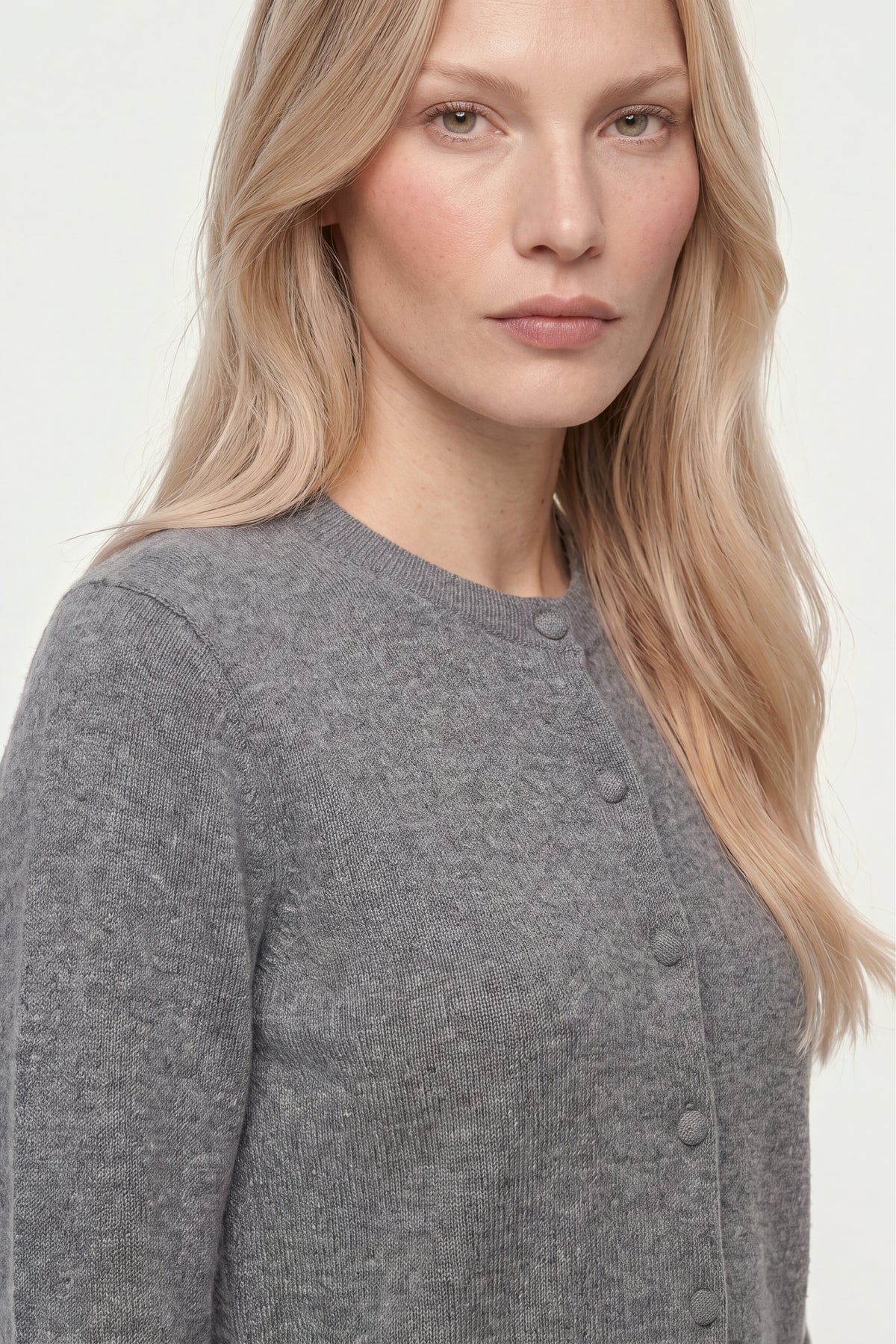 Cropped Cardigan aus Merino-Mix-Rich & Royal