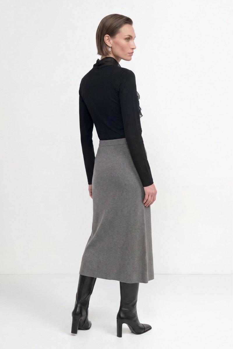 Baumwoll-Longsleeve mit Rüschendetail-Rich & Royal