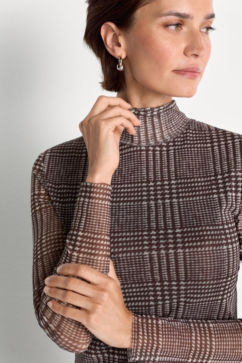 Midikleid mit Karomuster-Rich & Royal