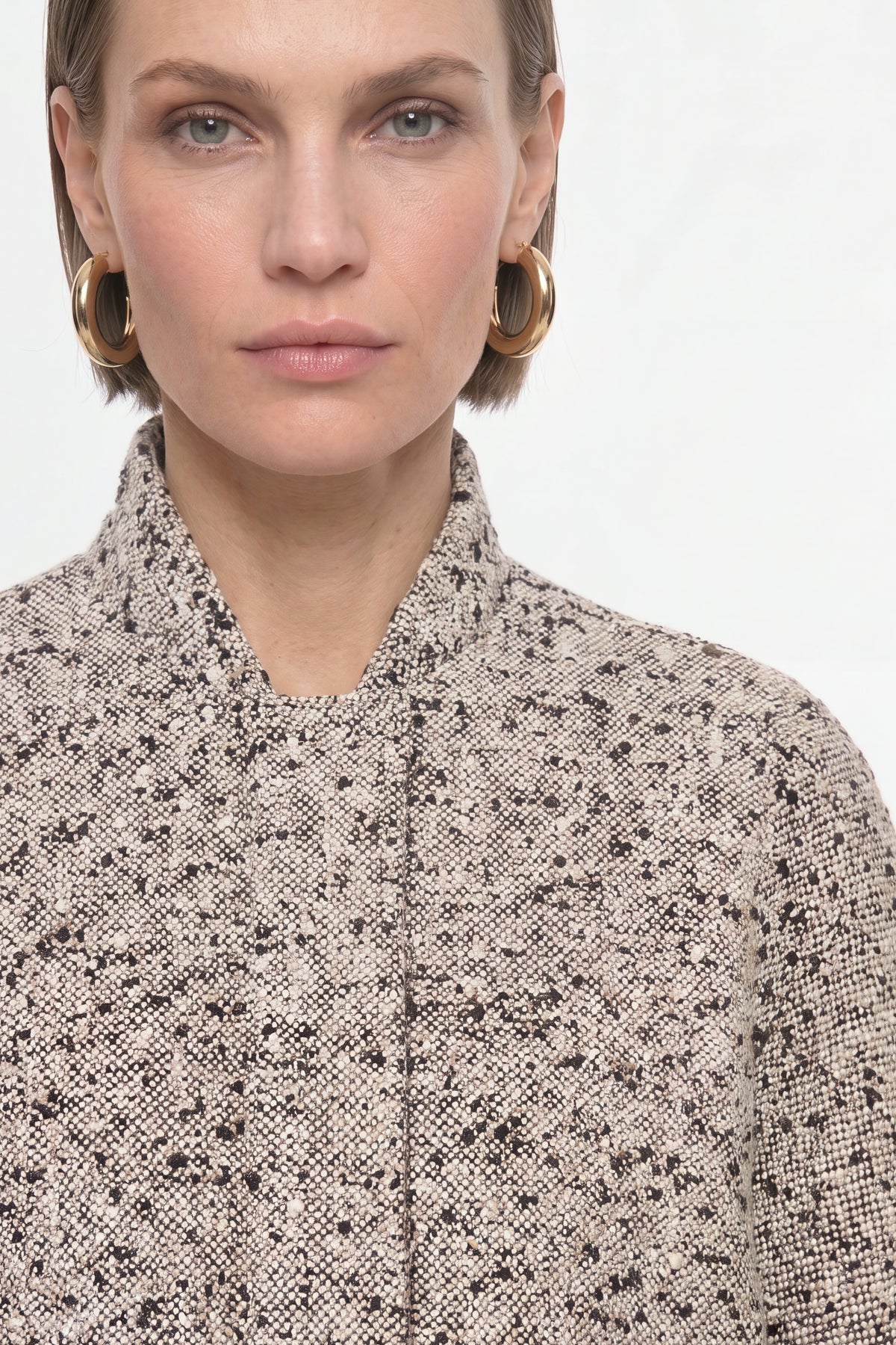 Kurzblouson in Tweed-Optik-Rich & Royal