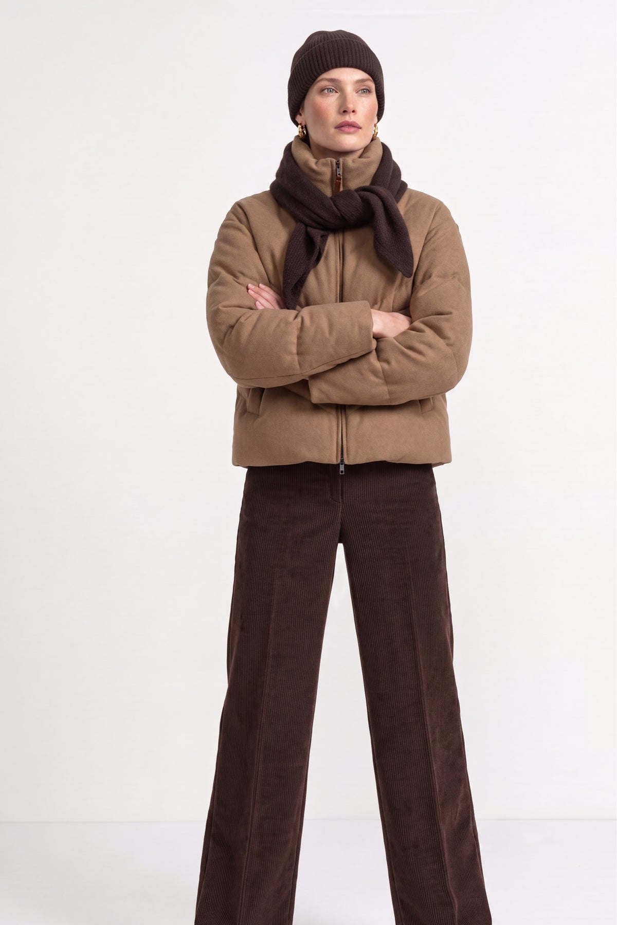 Wollmix-Jacke mit Daunenfüllung-Rich & Royal
