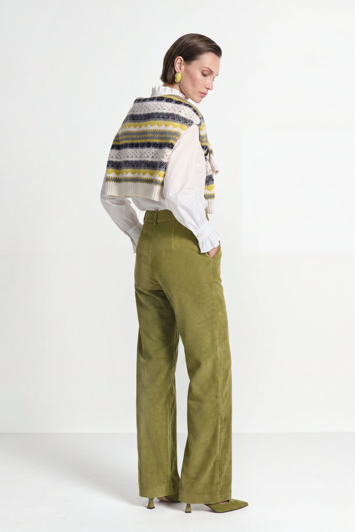 Cordhose mit weitem Bein-Rich & Royal