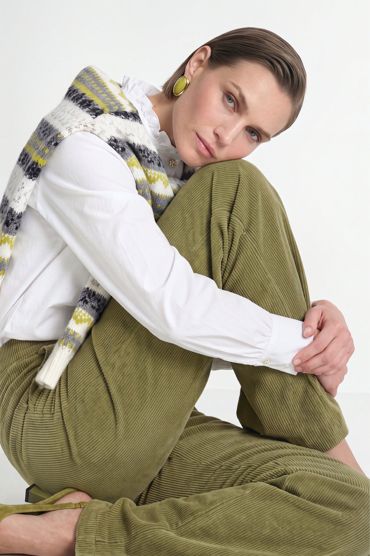 Cordhose mit weitem Bein-Rich & Royal
